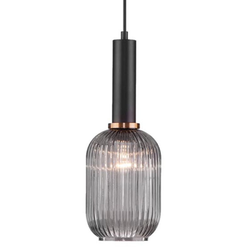 Светильник Ferm Living chinese lantern Gray III Серый (Gray) Черный в Уфе | Loft Concept 