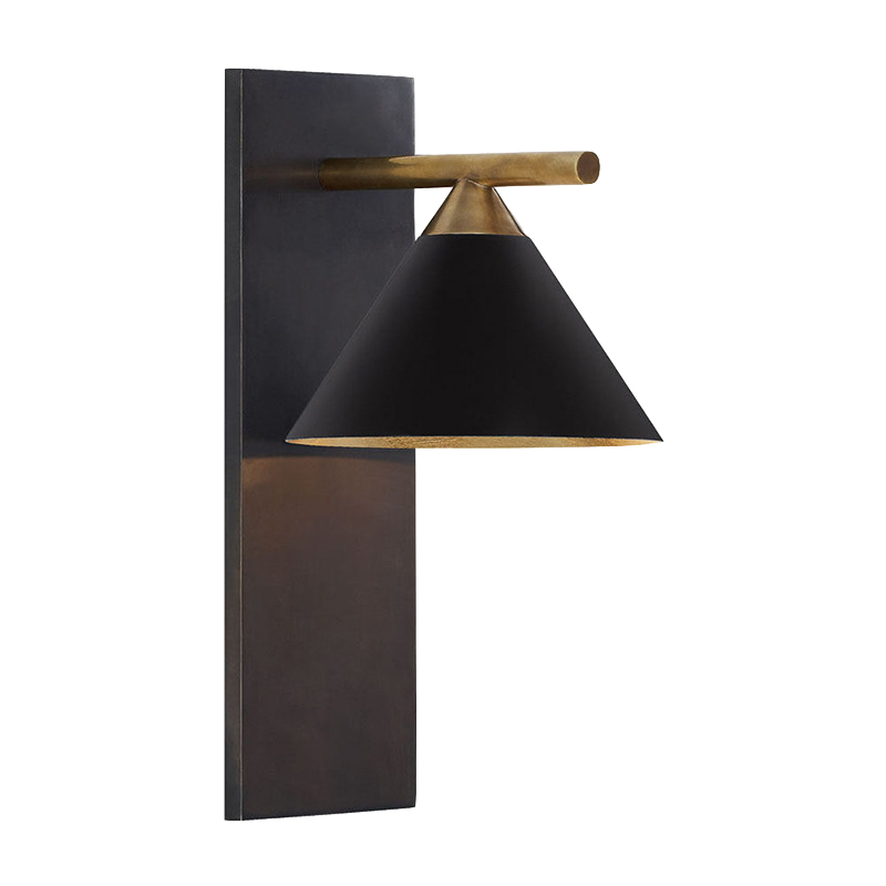 Бра CLEO SCONCE wall lamp Black Латунь Черный в Уфе | Loft Concept 