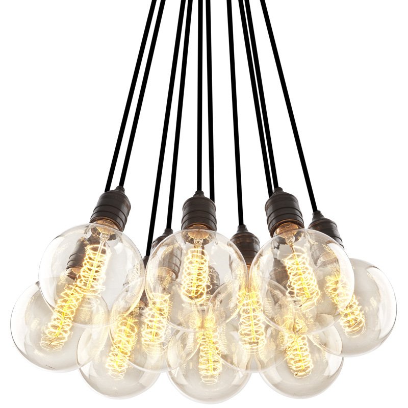 Подвесной светильник Lamp Vintage Bulb Holder 10 Винтажная латунь в Уфе | Loft Concept 