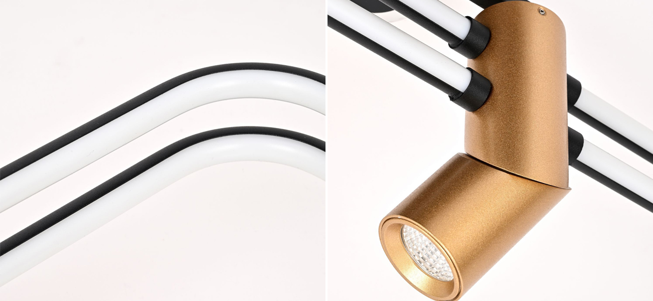 Потолочный светильник с поворотными спотами Hight-tech Spots - фото №1