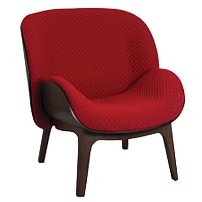 Кресло chair Fauteuil KALIN Design JM Gady Черный Красный в Уфе | Loft Concept 