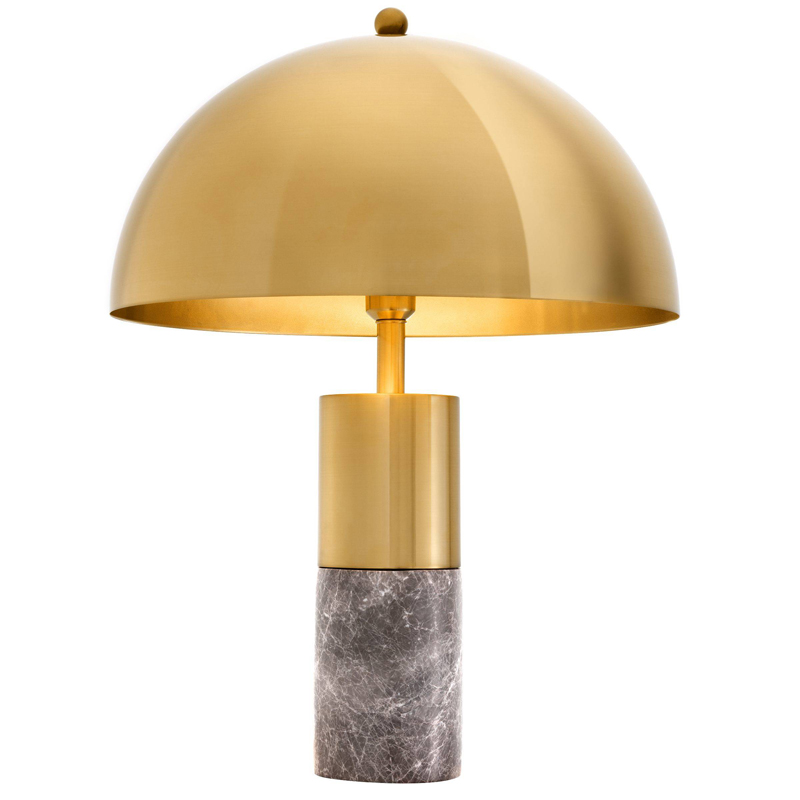 Настольная лампа Eichholtz Table Lamp Flair brass Латунь Серый в Уфе | Loft Concept 