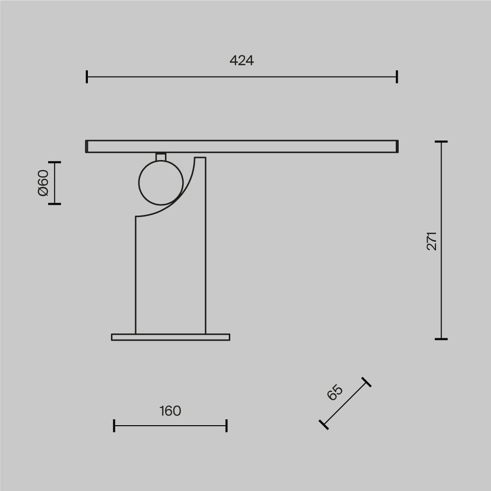 Настольный светильник Monumento 3000К 9Вт в Уфе