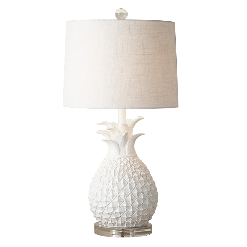 Настольная лампа White Pineapple Table lamp Белый в Уфе | Loft Concept 