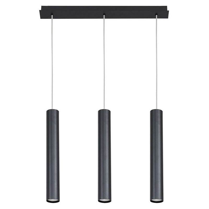 Люстра Luis Chandelier Line black Черный в Уфе | Loft Concept 