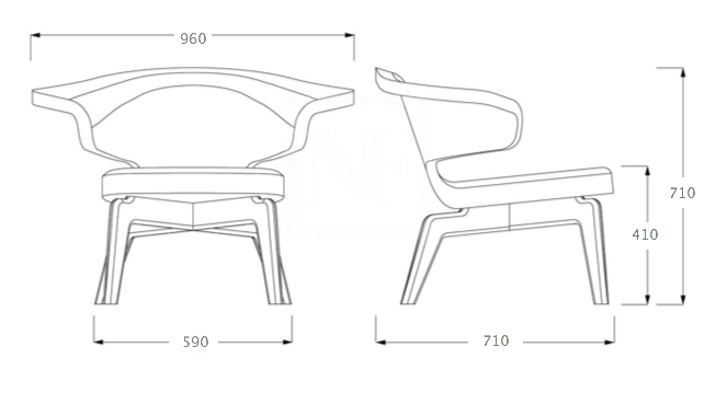 Кресло Munich Lounge Chair в Уфе