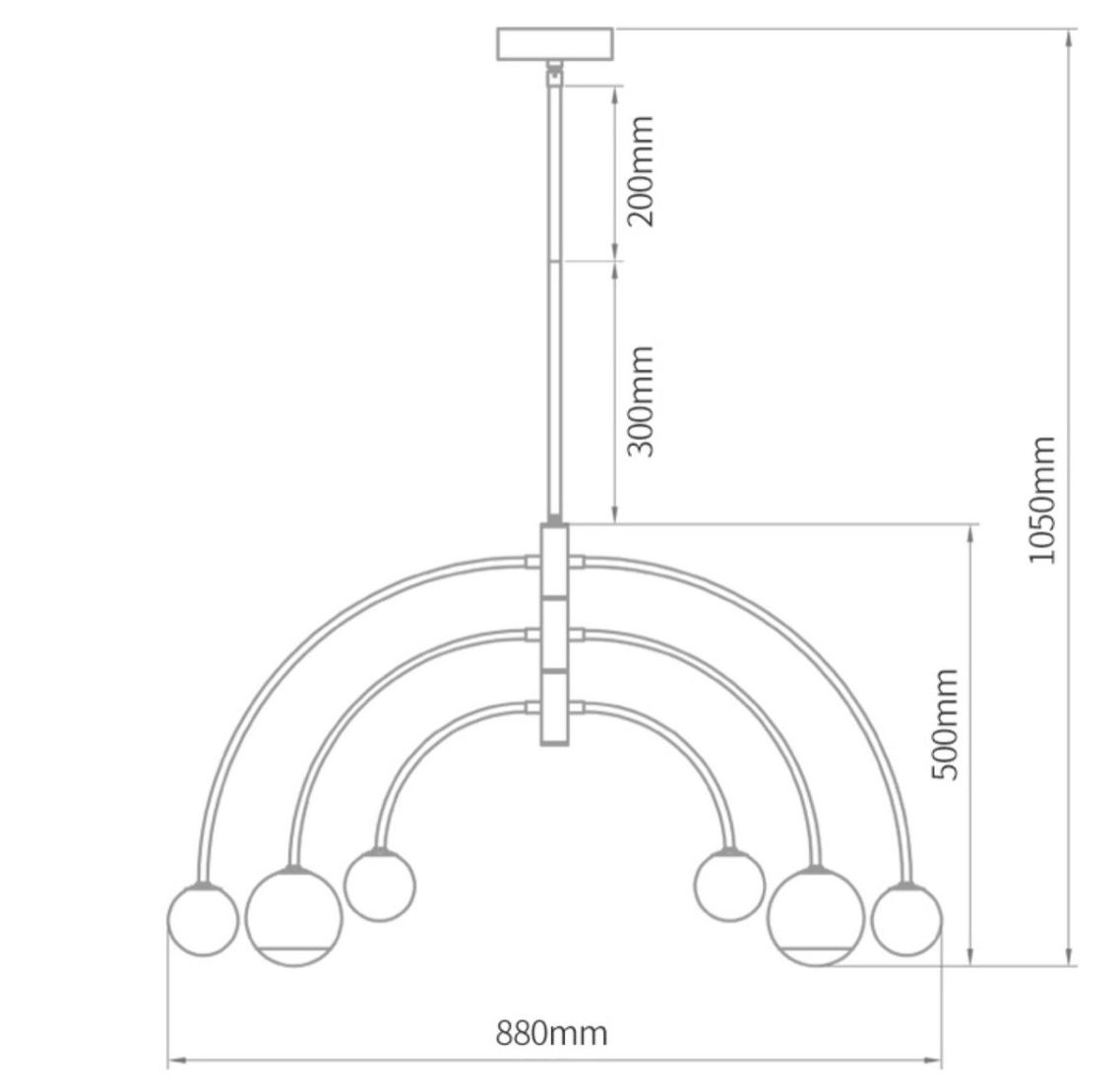 Люстра Wynne Metal Arch Wooden Chandelier в Уфе