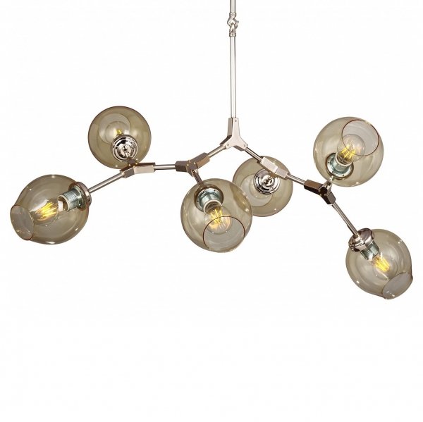 Люстра Branching Bubble Chandelier 6 Amber Янтарь (Amber) в Уфе | Loft Concept 