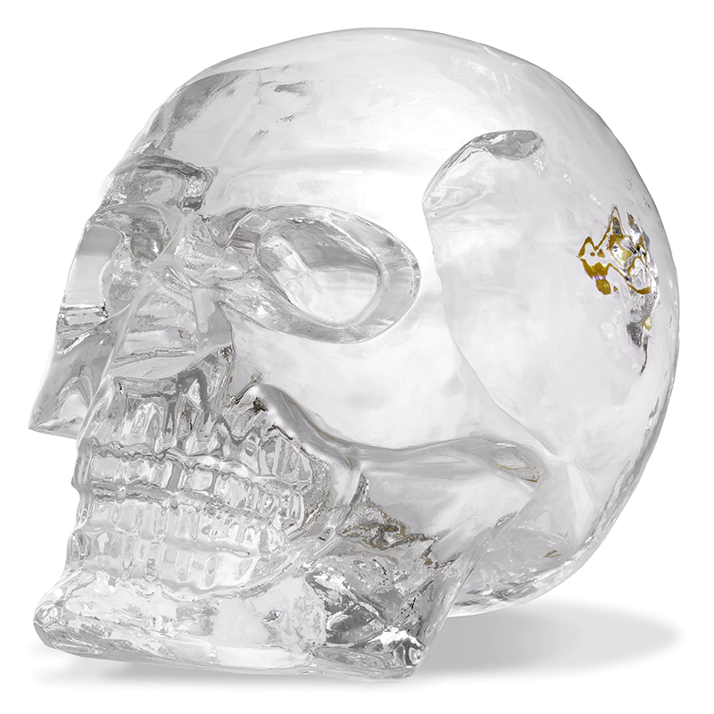 Статуэтка Philipp Plein Diamond Skull Прозрачный Золотой в Уфе | Loft Concept 