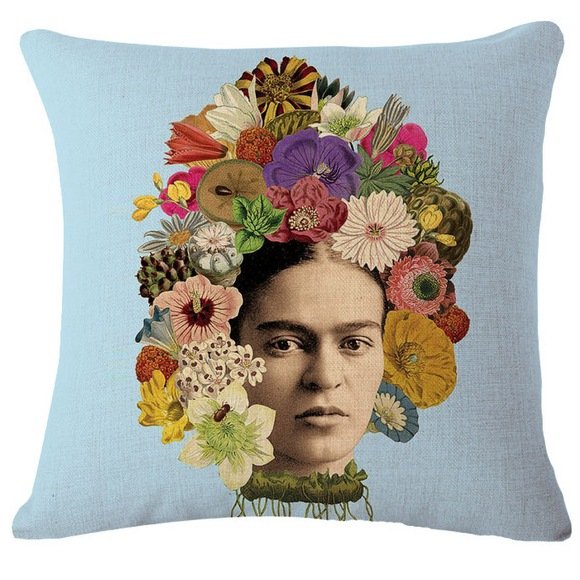 Декоративная подушка Frida Kahlo 3  в Уфе | Loft Concept 