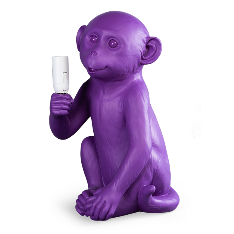 Настольная лампа Purple Monkey Фиолетовый в Уфе | Loft Concept 