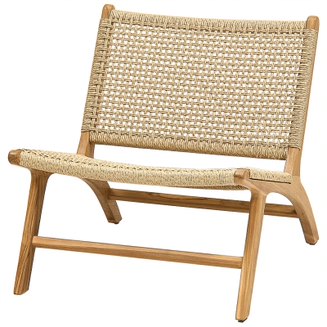 Кресло Wicker Rana lounge Chair Бежевый в Уфе | Loft Concept 