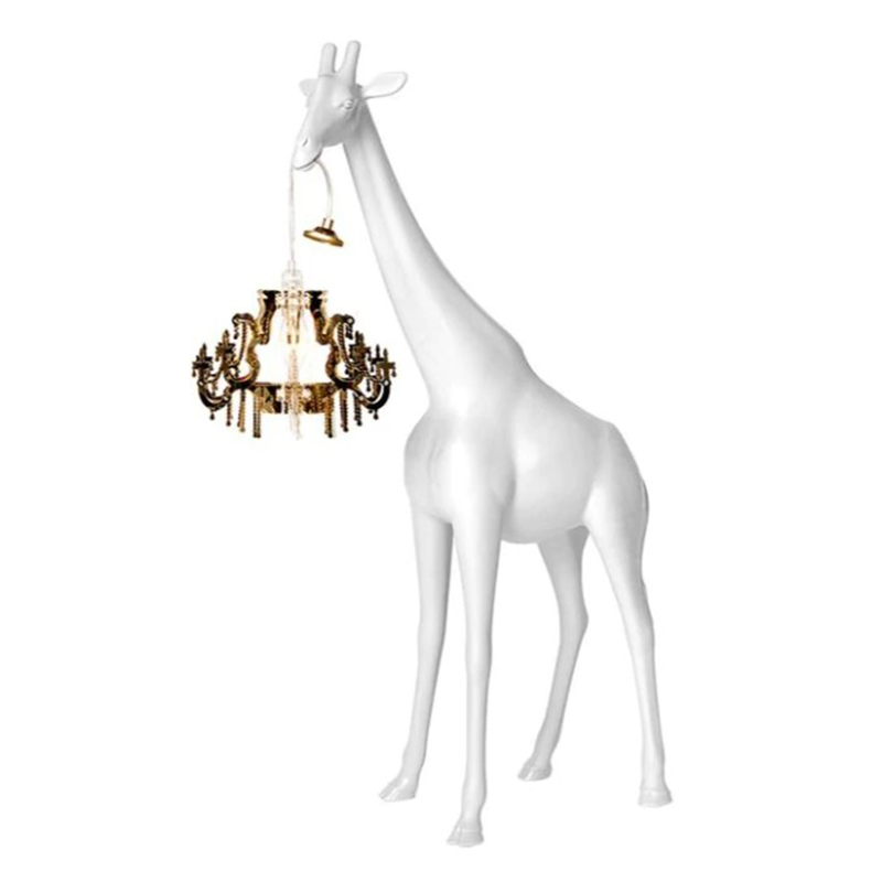 Настольная лампа белый жираф White Giraffe Table Lamp Белый в Уфе | Loft Concept 