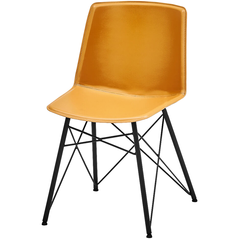 Стул Blaan Stool yellow Черный Желтый в Уфе | Loft Concept 