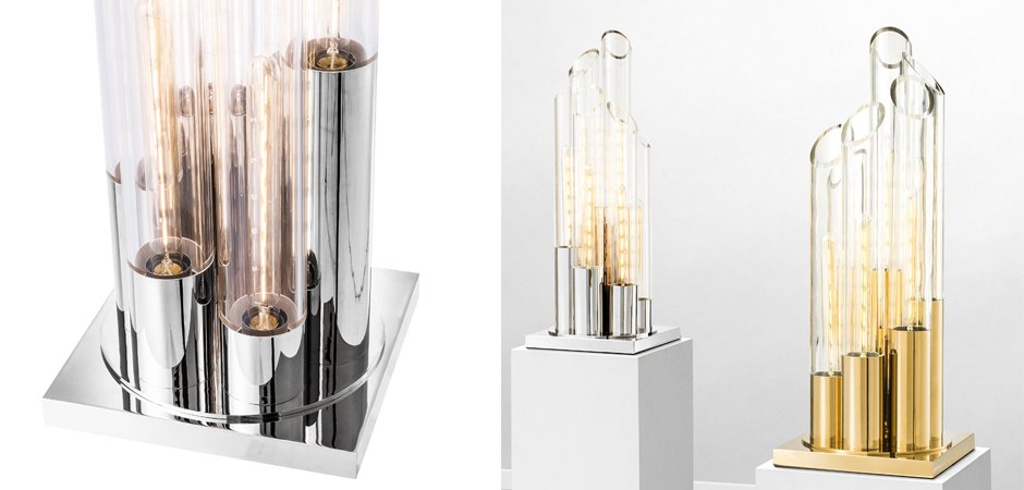 Настольная лампа Eichholtz Table Lamp Paradiso Nickel - Loft-Concept в Уфе