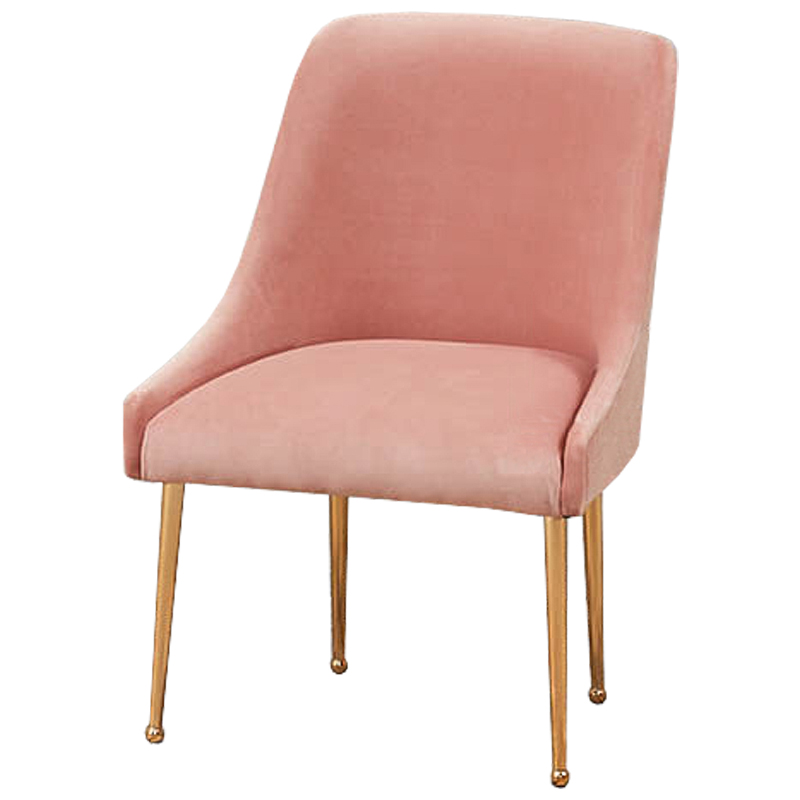 Стул Gormal Stool pink Розовый Золотой в Уфе | Loft Concept 