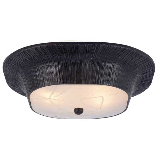 Потолочный светильник Utopia Round Sconce Black Черный в Уфе | Loft Concept 