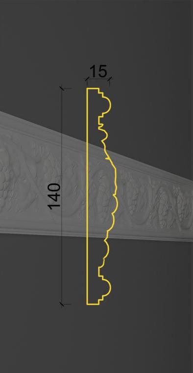 Молдинг с орнаментом MO-12 в Уфе