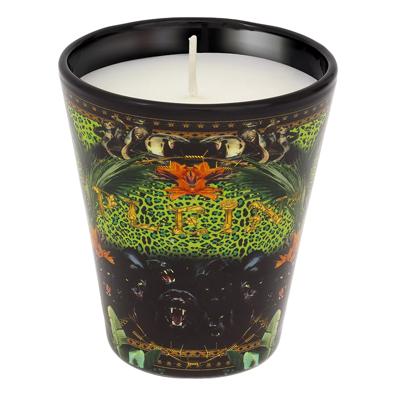 Свеча Philipp Plein Candle Jungle M Черный Мульти в Уфе | Loft Concept 