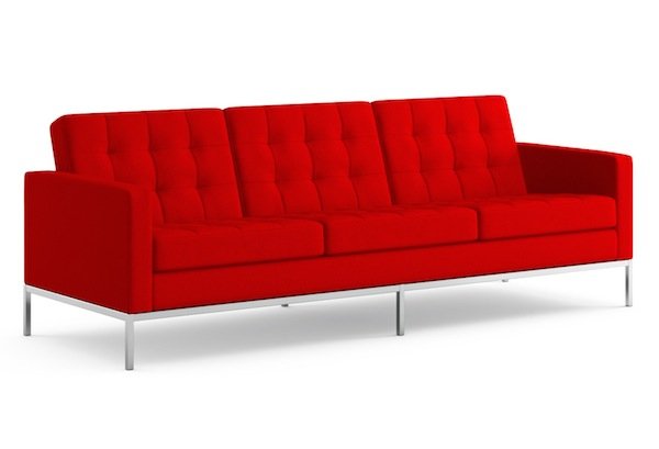 Диван Florence Knoll sofa Серый Красный Коричневый Зеленый Желтый Голубой Белый Черный в Уфе | Loft Concept 