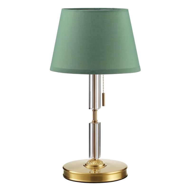 Настольная лампа Ramona Green Table Lamp Бронза Зеленый в Уфе | Loft Concept 