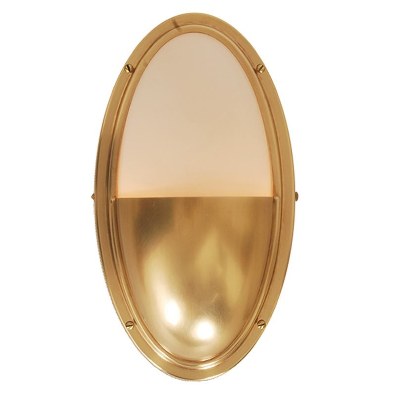 Бра Benita Loft Sconce gold Золотой Белое матовое стекло в Уфе | Loft Concept 