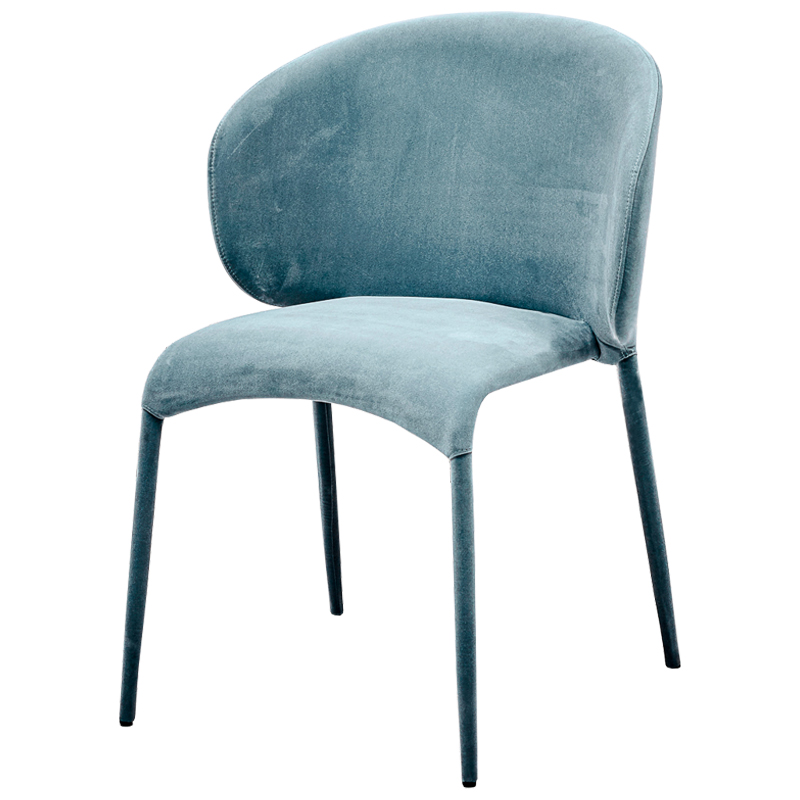 Стул Caroline Stool Pastel Blue Голубой пастельный в Уфе | Loft Concept 