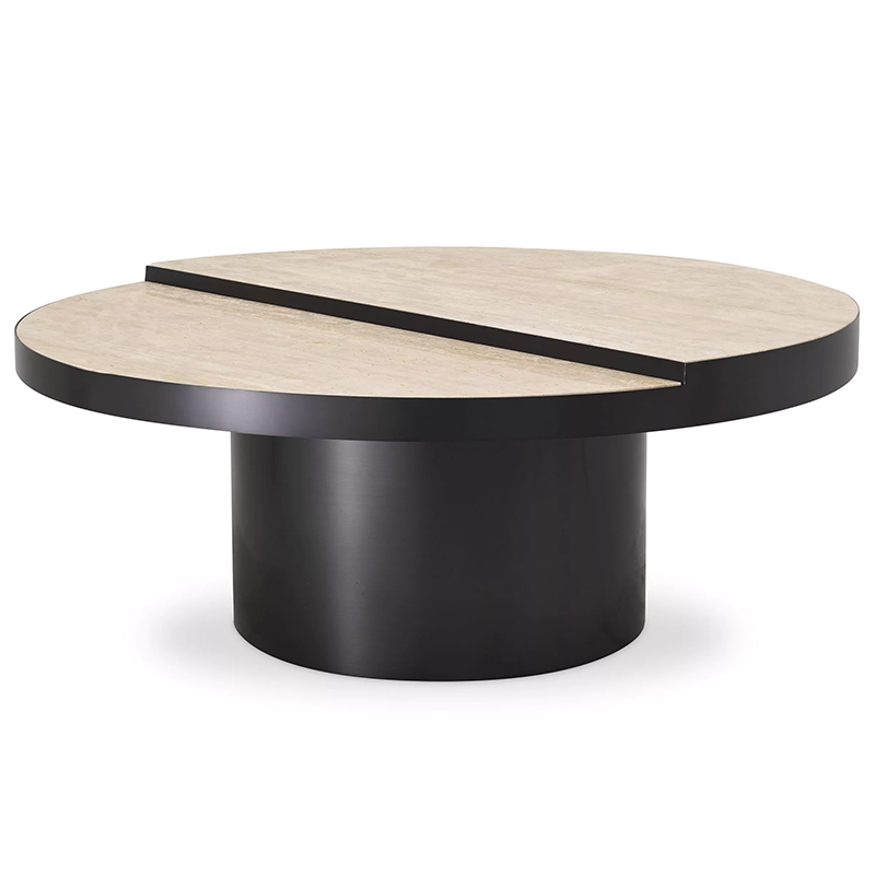 Кофейный стол Eichholtz Coffee Table Excelsior Песочный Черный в Уфе | Loft Concept 