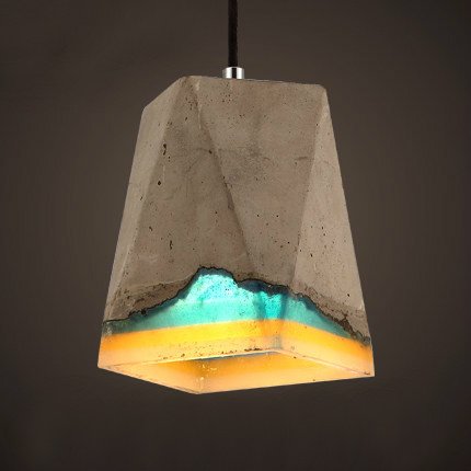 Подвесной светильник Art Concrete Pendant №8 Серый в Уфе | Loft Concept 