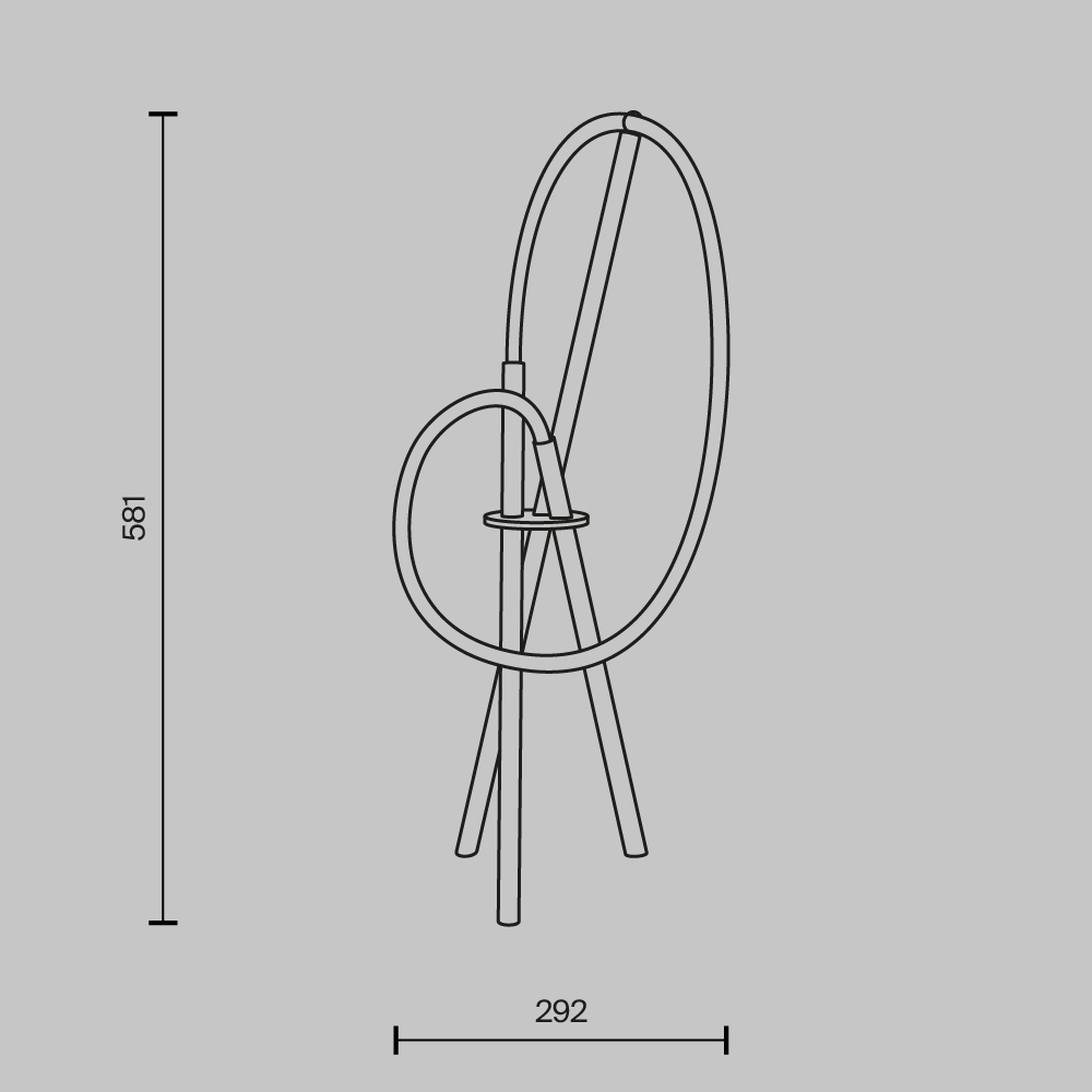 Настольный светильник Crochet Brass 3000К 15Вт в Уфе