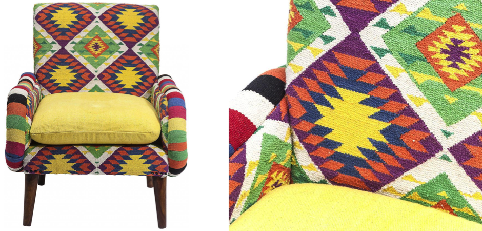 Кресло Ethnotica Kelim Chair Кресло Ethnotica Kelim Chair - Loft-Concept в Уфе