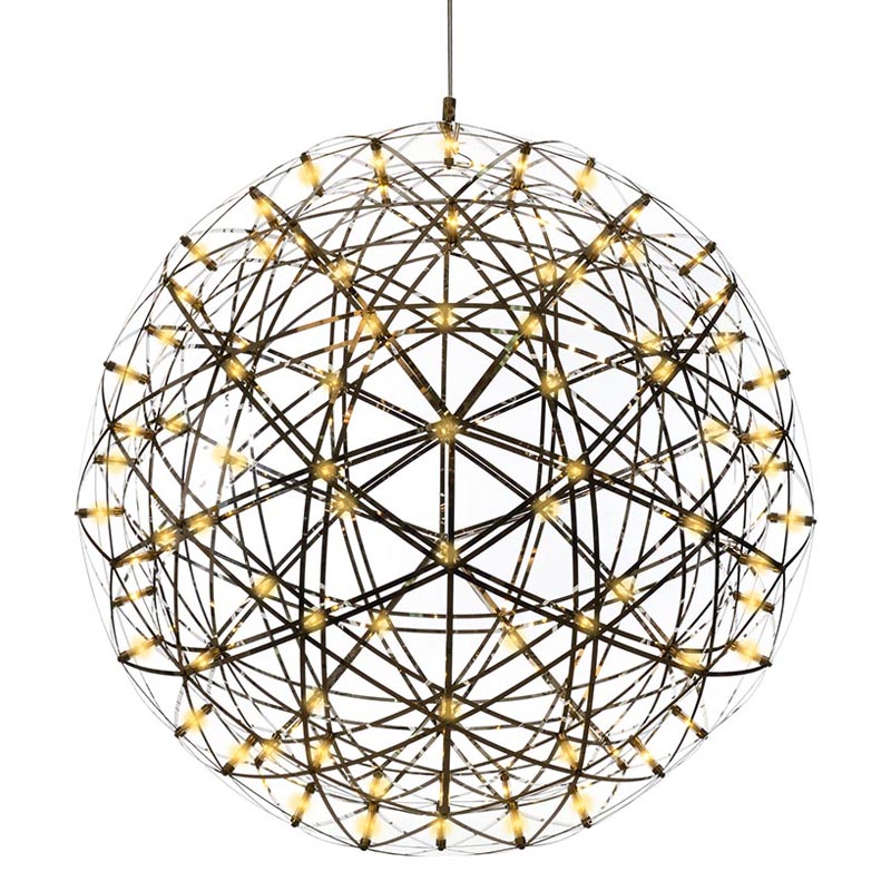 Люстра Moooi 3D Sphere Yellow lamp L Хром в Уфе | Loft Concept 