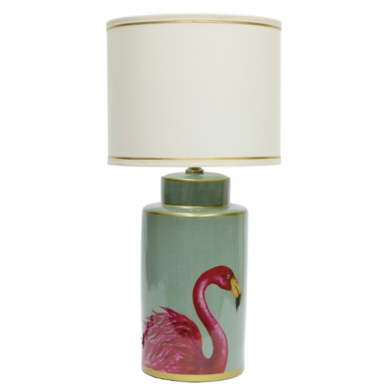 Настольная лампа Flamingo Table lamp Розовый Бирюзовый Белый Золотой в Уфе | Loft Concept 