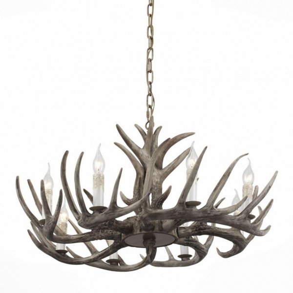 Люстра Hornland Chandelier 8 Grey Серый в Уфе | Loft Concept 