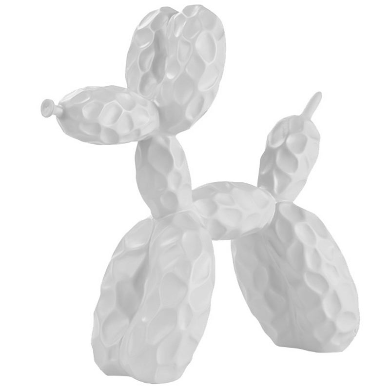 Статуэтка Jeff Koons Balloon Dog Crumpled White Белый в Уфе | Loft Concept 