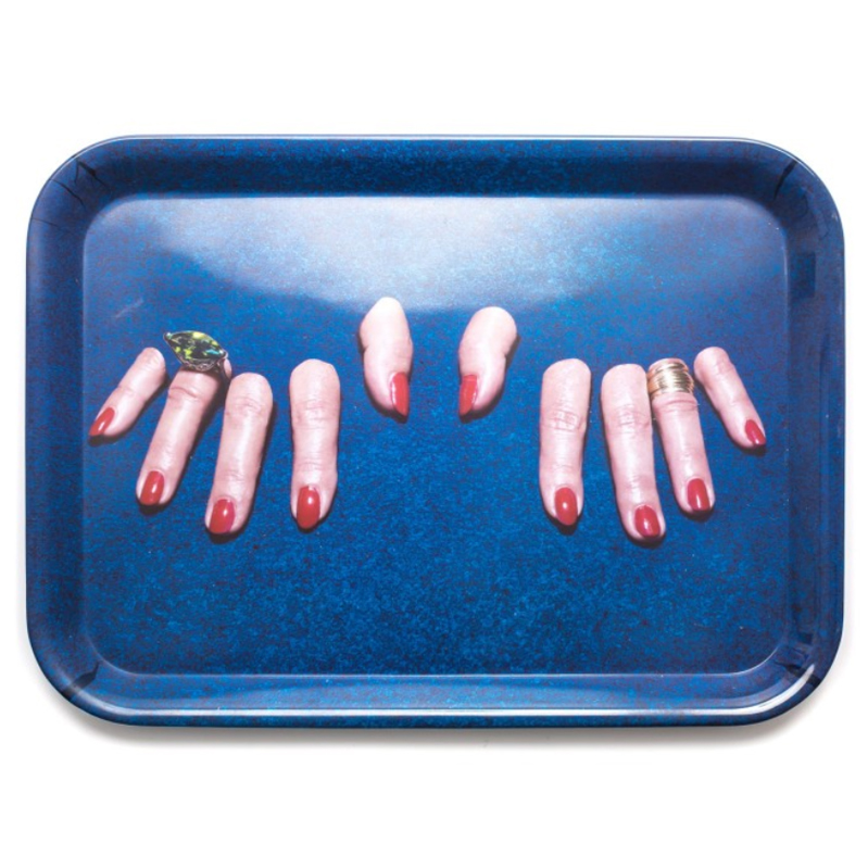 Поднос Seletti Tray Fingers Синий в Уфе | Loft Concept 