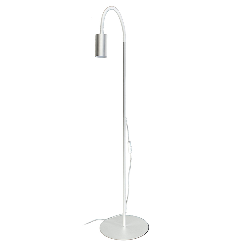 Торшер Noor Trumpet Floor Lamp white Белый Сталь в Уфе | Loft Concept 