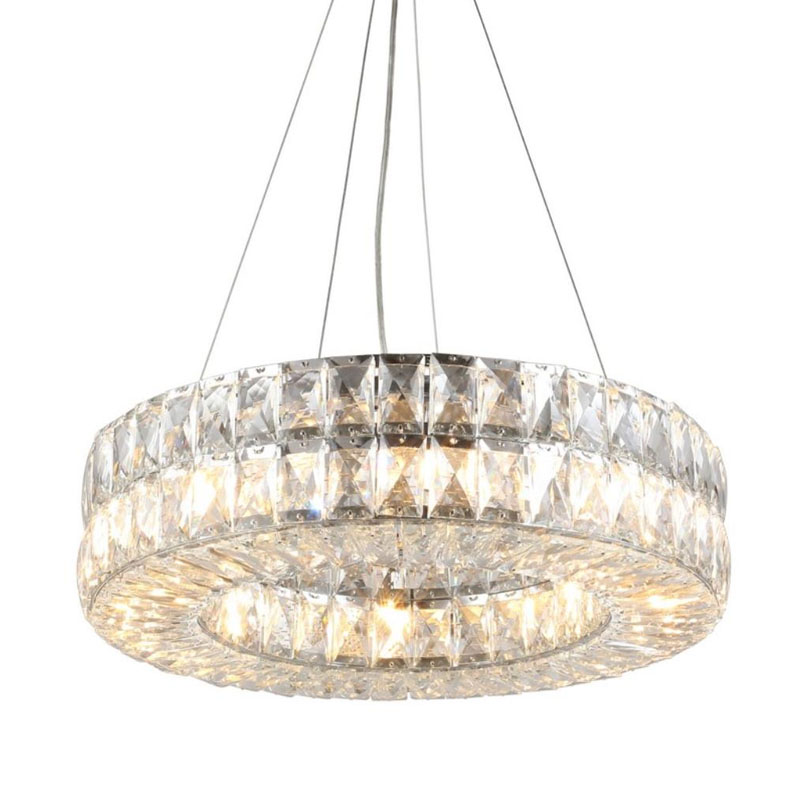 Люстра Crystal Regena Silver Chandelier Прозрачный Хром в Уфе | Loft Concept 