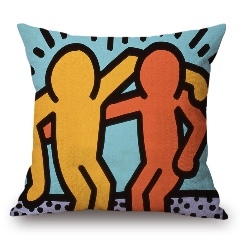 Подушка Keith Haring 6 Мульти в Уфе | Loft Concept 