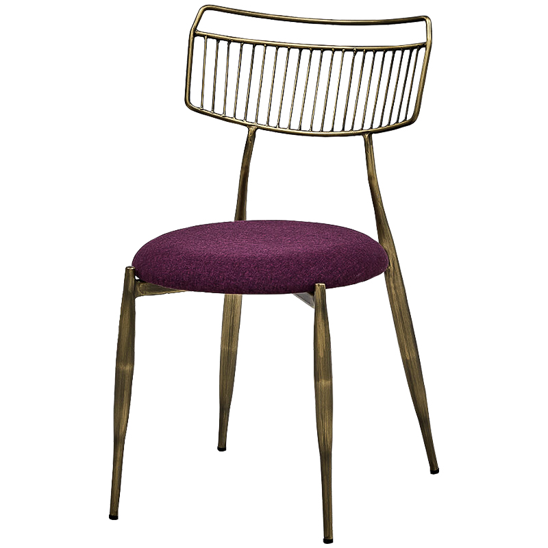 Стул Sim Stool Лиловый Бронза в Уфе | Loft Concept 