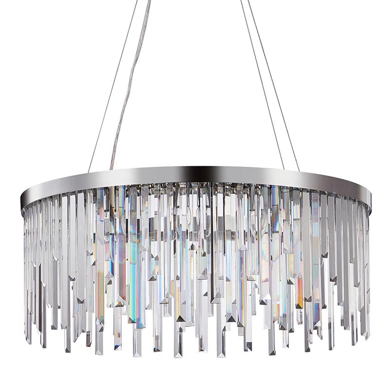 Люстра Bennett Chandelier chrome Хром Прозрачный в Уфе | Loft Concept 