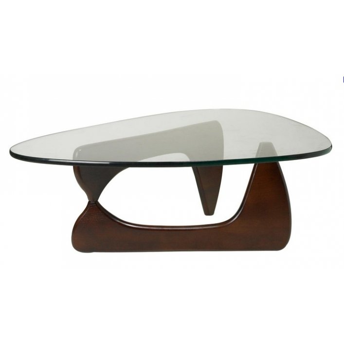 Столик Isamu Noguchi Coffee Table Черный Коричневый Белый дуб в Уфе | Loft Concept 