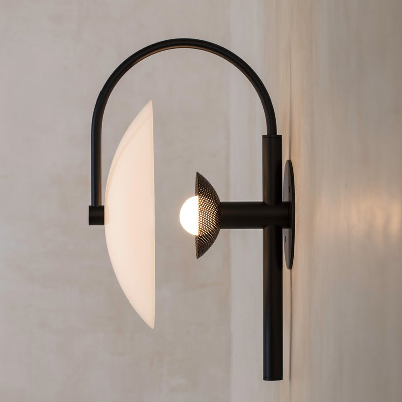 Бра Aperture Wall lamp Белый Черный в Уфе | Loft Concept 