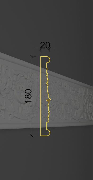 Молдинг с орнаментом MO-10 в Уфе
