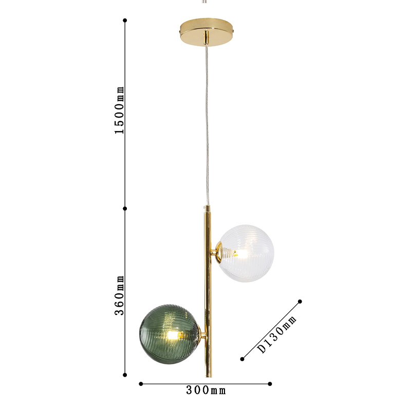 Подвесной светильник Bolle Multi Color hanging 2 lamp в Уфе