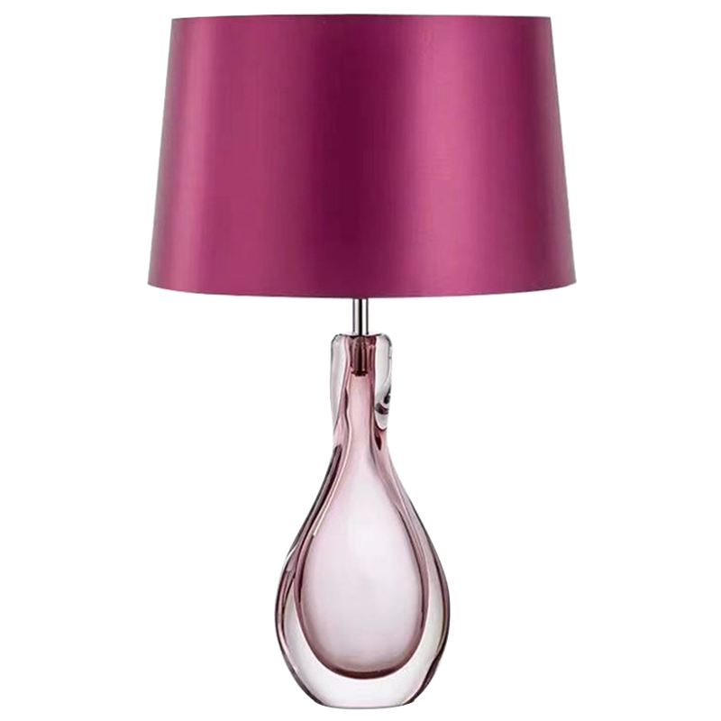 Настольная лампа Crystal Table Lamp Hot Pink Розовый в Уфе | Loft Concept 