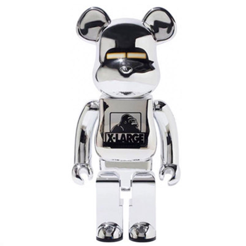 Статуэтка Bearbrick Chrome X-Large Темный хром в Уфе | Loft Concept 