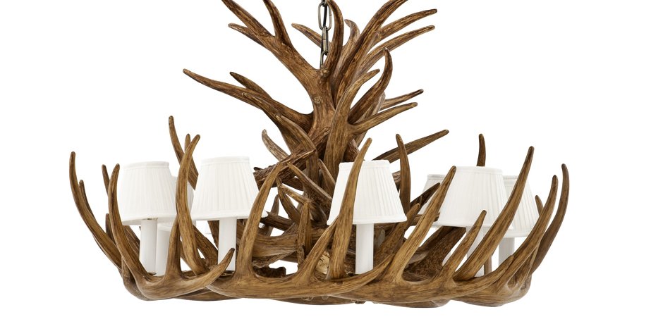 Люстра Eichholtz Chandelier Horn Highlands - Loft-Concept в Уфе