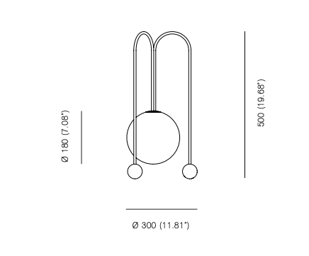 Настольная лампа Michael Anastassiades Fontana Amorosa Bell в Уфе