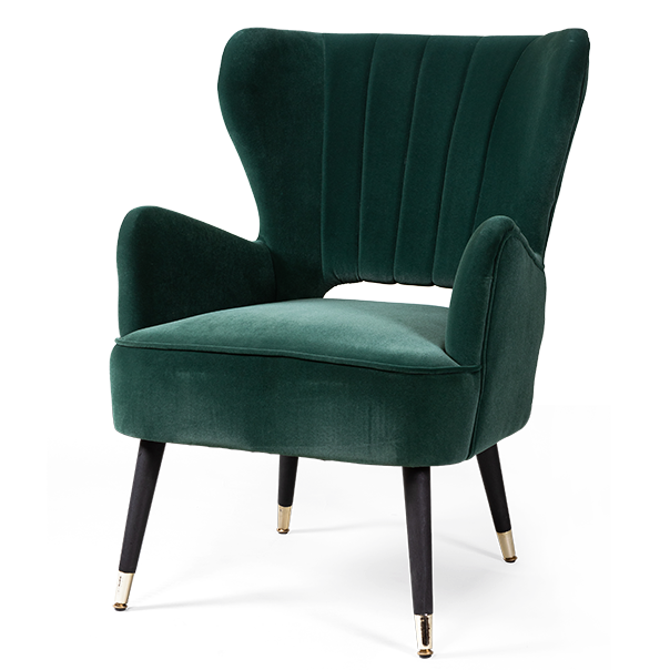 Кресло Flice ArmChair green Малахит (зеленый) в Уфе | Loft Concept 